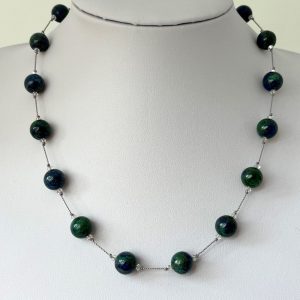 Azurite Malachite necklace